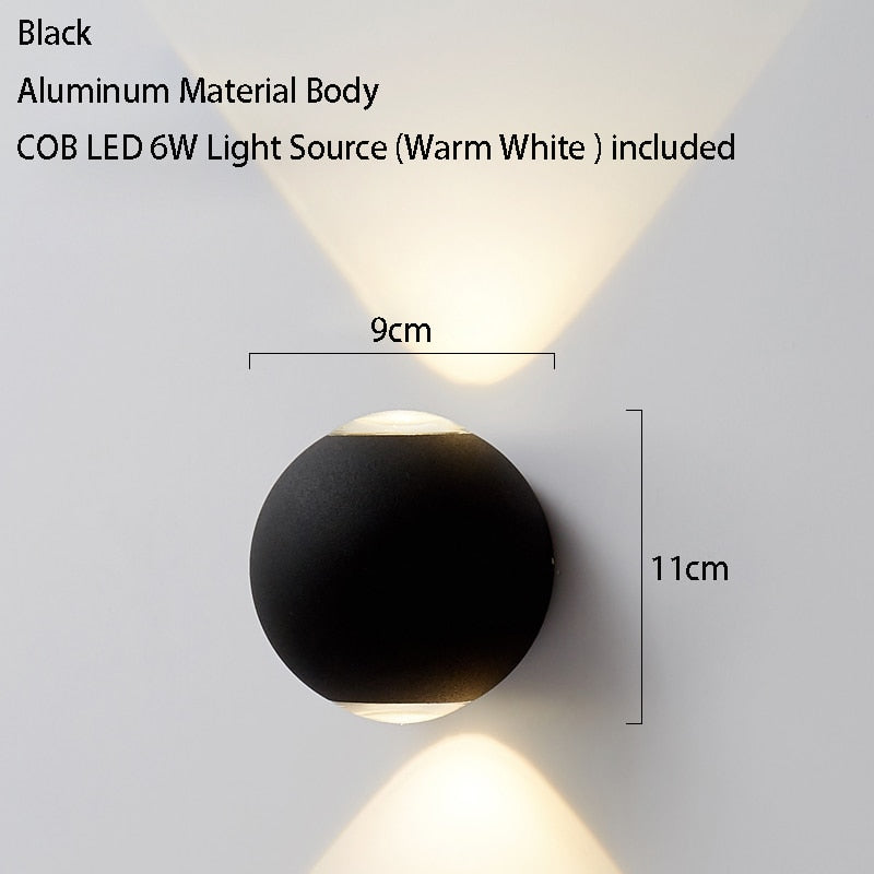 Modern UP and DOWN LED Aluminum Wall Lamp