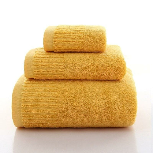 Cotton Thicken bath towel set hand towel face towel and bath towels freeshipping - Annizon Home Essentials
