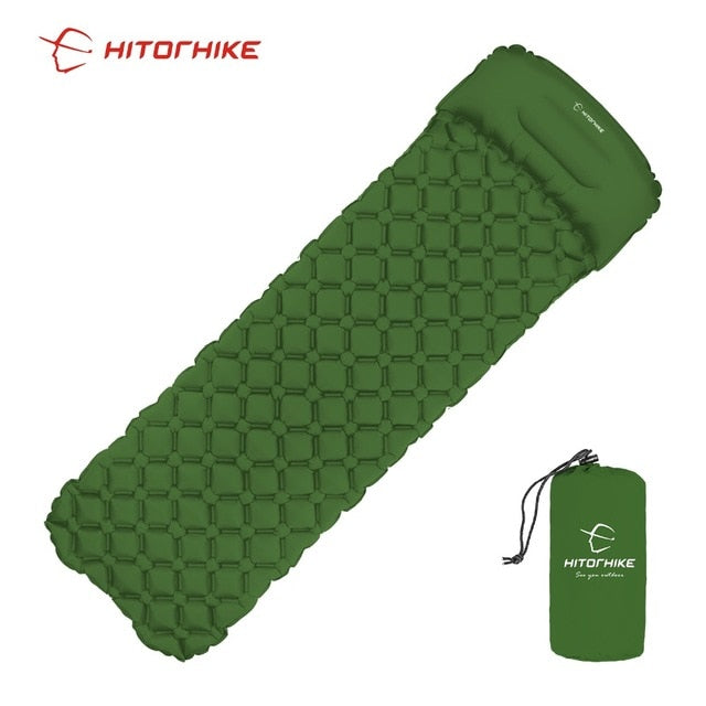 Ultralight Easy Portable Inflatable Camping Mattress With Pillow For Hiking Trekking And Outdoor Sleeping See You Outdoors Store