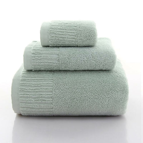 Cotton Thicken bath towel set hand towel face towel and bath towels freeshipping - Annizon Home Essentials