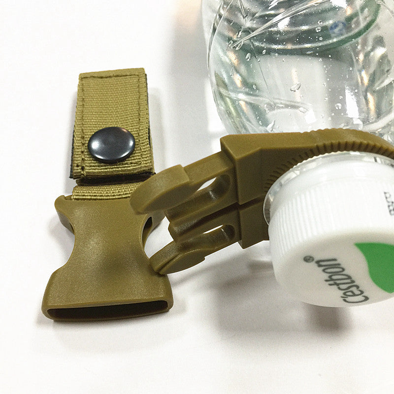 Nylon Molle Webbing Water Bottle Carabiner Belt Backpack Hanger Hook Outdoor Buckle Hook Holder Tool