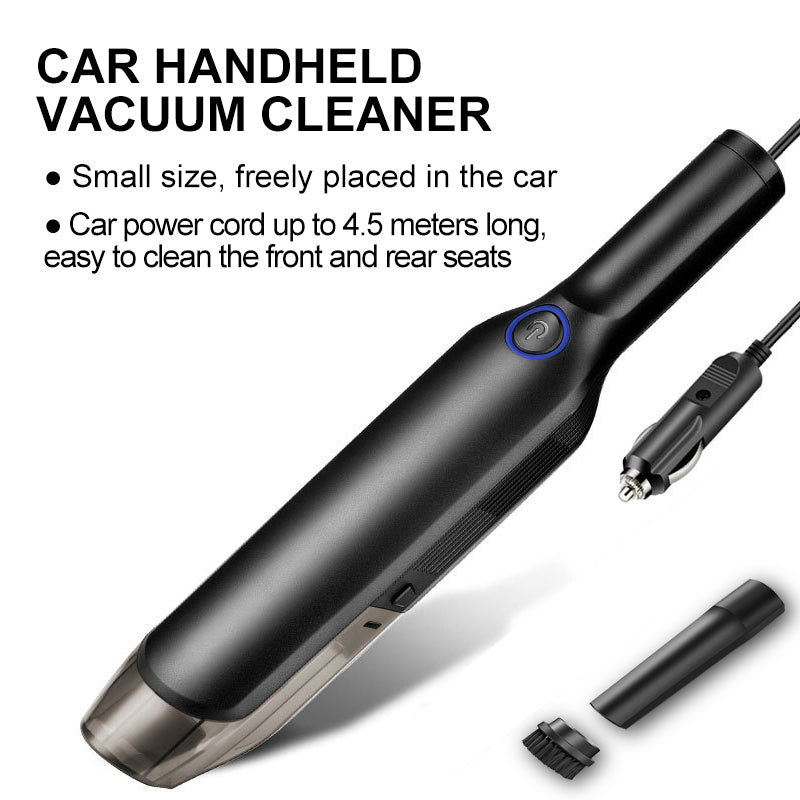 Handheld Wireless Vacuum Cleaner Rechargeable Cyclone Suction Car Vacuum Cleaner Cordless Wet/Dry Auto Portable for Car Home