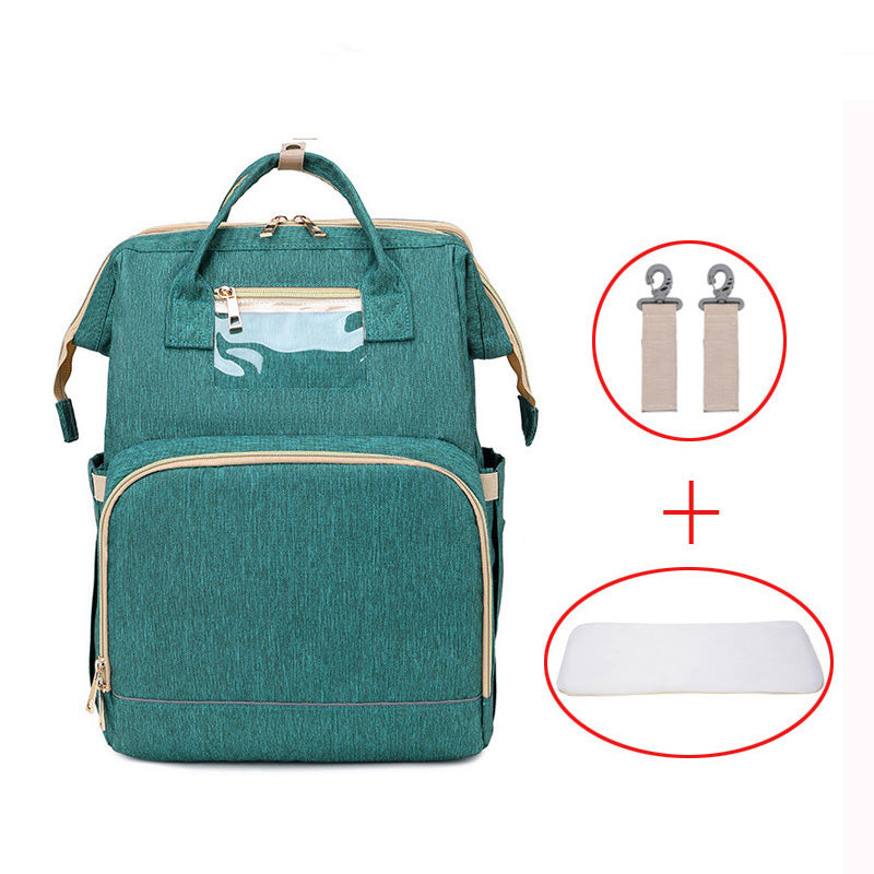 Diaper Bag Moms and Dads Backpack Multifunctional Baby Bed Bags Maternity Nursing Handbag  Stroller Bag Drop Ship