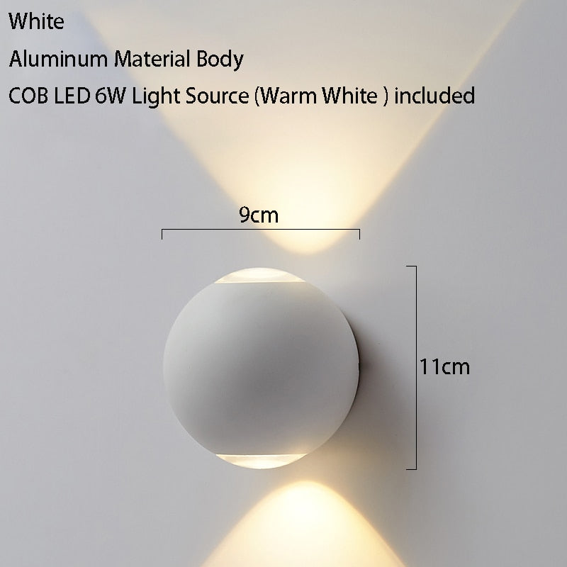 Modern UP and DOWN LED Aluminum Wall Lamp