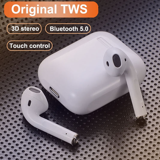 Original i12 tws Stereo Wireless 5.0 Bluetooth Earphone Earbuds Headset With Charging Box For iPhone Android Xiaomi smartphones