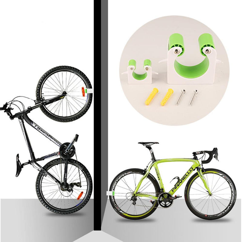 Bike Parking Rack Storage Holder Indoor Wall Vertical Bicycle Bracket Mountain Bike Road Bike Accessories