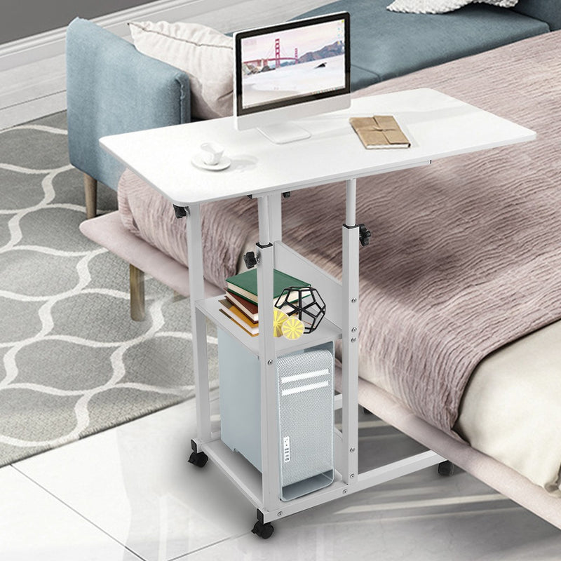 Home Lazy Bedside Laptop Desk Removable Coffee Table Living Room Sofa End Table