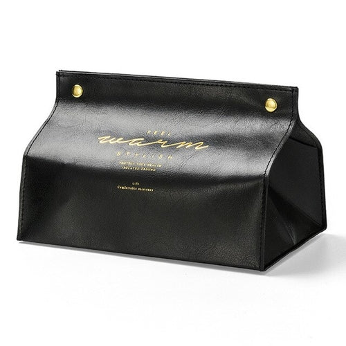 Leather Tissue Box Case - Annizon Home Essentials