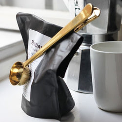 Golden Stainless steel Coffee Clip - Annizon Home Essentials