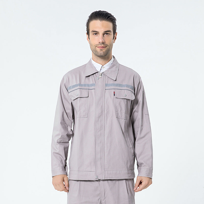Autumn and winter long-sleeved work clothes labor protection clothes tooling suits work clothes welding factory clothes auto repair factory site engineering electrician - Annizon.com