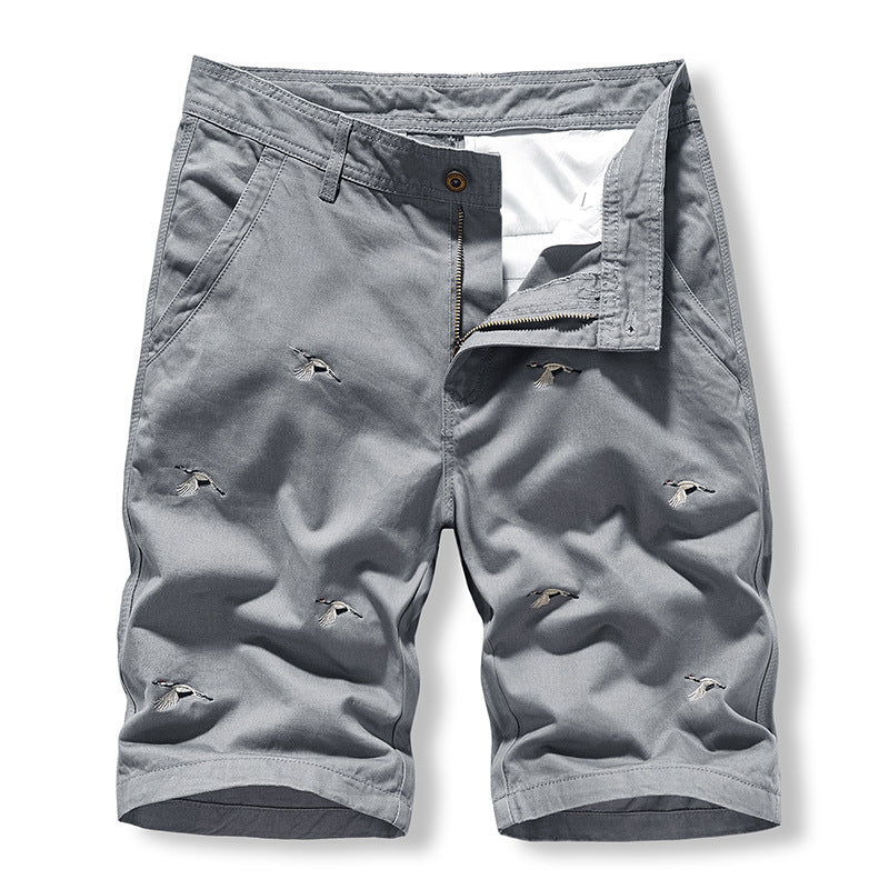 Southeast Asian Work Shorts men's casual pure cotton washing sports cargo pants