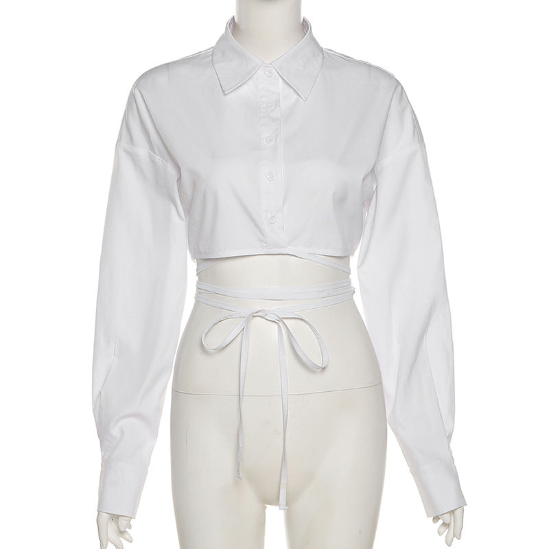 Long Sleeved Navel Cardigan