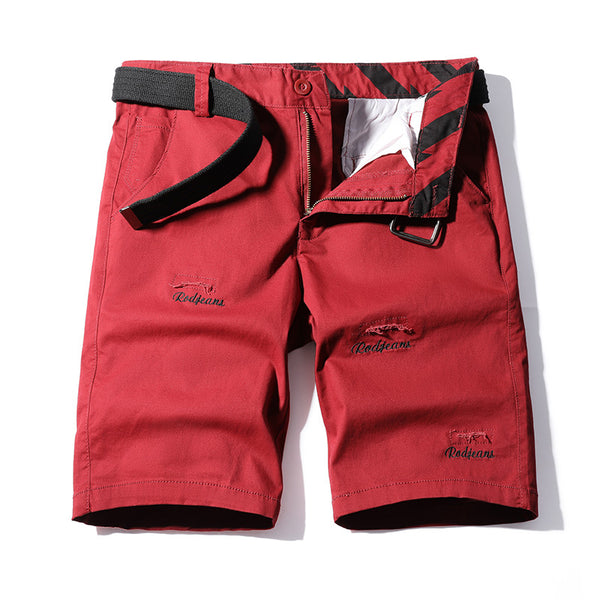 Casual shorts, men's fashion, all kinds of washable thin pure cotton overalls, loose sports pants