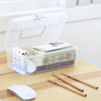 Tong and hand in the drug box drug storage box creative family medicine box plastic storage box household medicine box