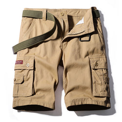 Solid color washed cotton pockets workman cpropped pants