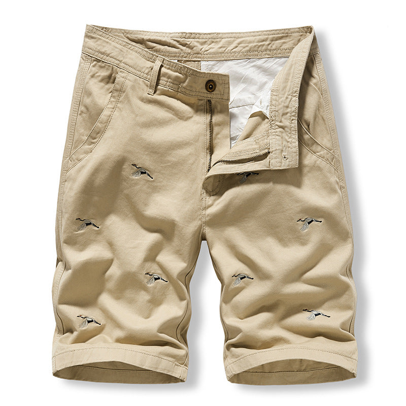 Southeast Asian Work Shorts men's casual pure cotton washing sports cargo pants
