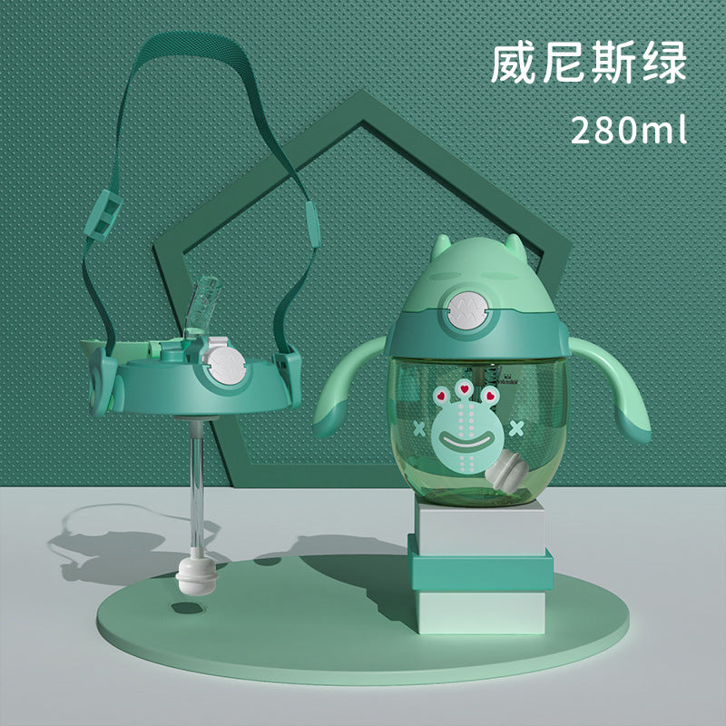 Weilong Dell Creative Children's Drug Cup Baby Drinking Cup Baby With Handle Leak-proof anti-falling water cup