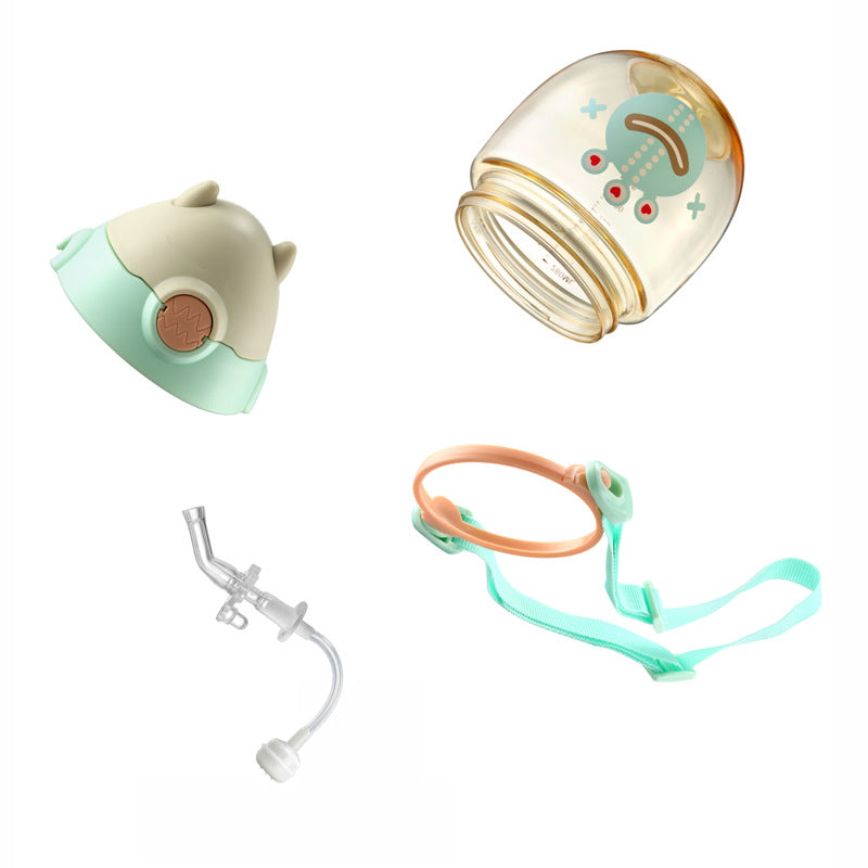 Weilong Dell Creative Children's Drug Cup Baby Drinking Cup Baby With Handle Leak-proof anti-falling water cup