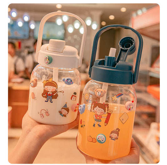 Gift Cup Suite Water Cup Large-capacity High Borosilicon Drug Glass A Section of High Light Value Color Glass Factory