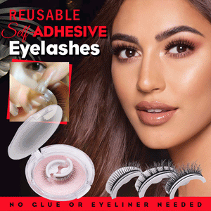 Reusable Self-Adhesive False Eyelashes | Glue-Free Lashes