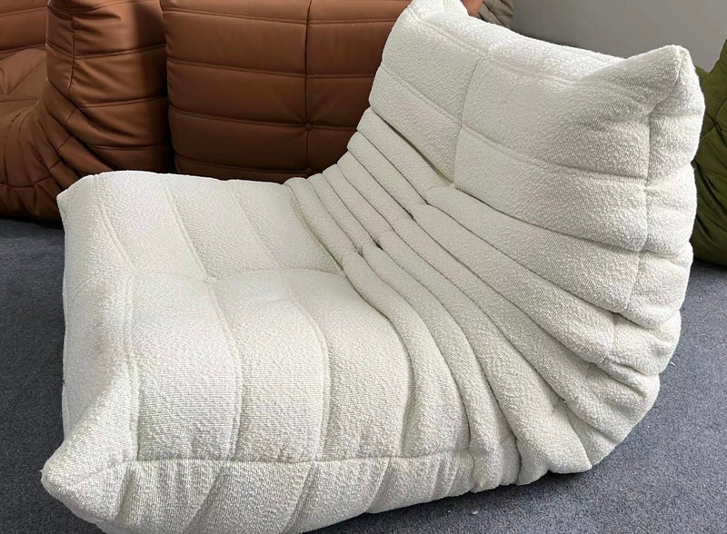Caterpillar Single Sofa Lazy Couch Tatami Living Room Bedroom Lovely Leisure Single Chair Reading Chair Balcony Rocking Chair
