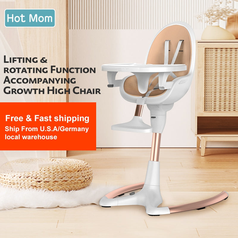 Hot Mom 360°Rotate Baby High Chair