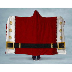 Santa Claus Coat Hooded Blanket - Annizon Home Essentials