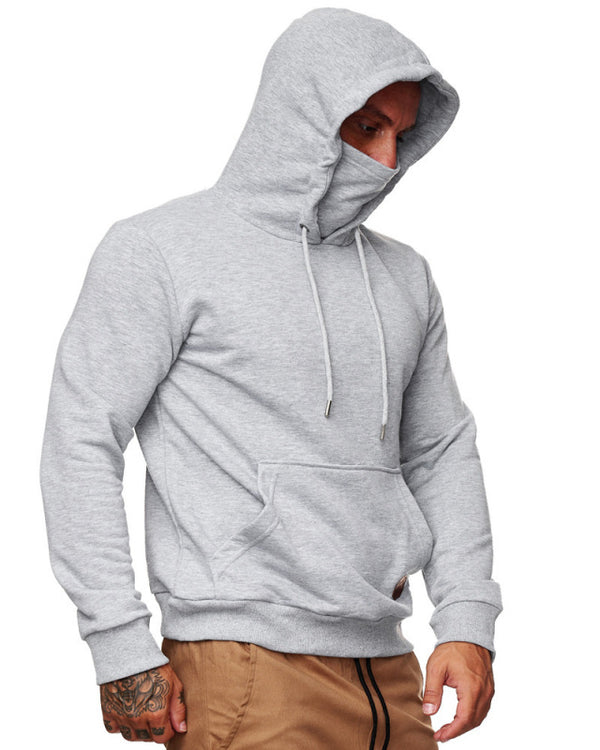 Men's Sweatshirt Hoodie Long Sleeve T-Shirt Call of Duty Sweatshirt Face Mask