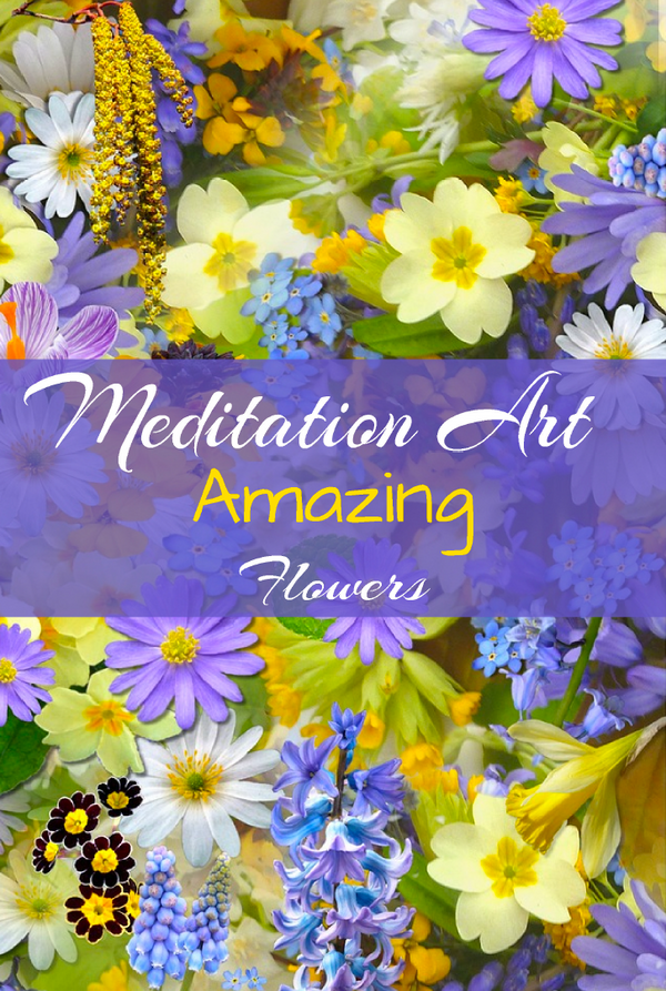 Anxiety Relief Meditation Flower Art Coloring Book (Instant Download) by annizon