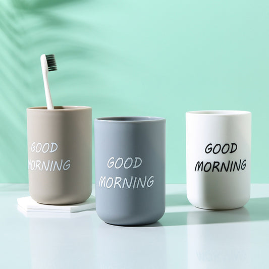 Good Morning Toothbrush Cup - Annizon Home Essentials