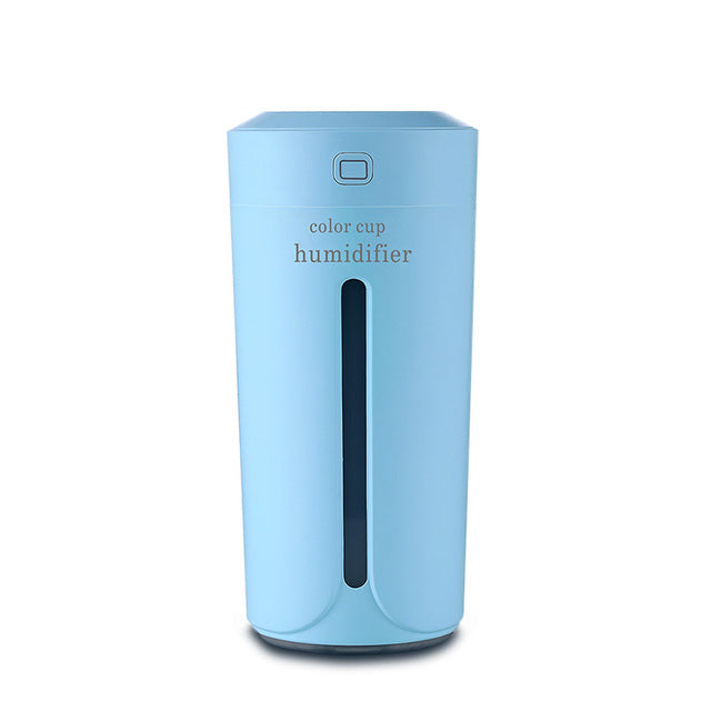 Ultrasonic Air Humidifier Essential Oil Diffuser With 7 Color Lights Electric Aromatherapy USB Humidifier Car Aroma Diffuser