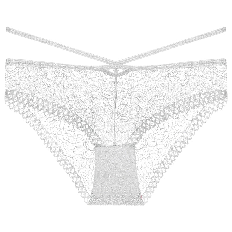 Women's Lace Cross Strap Breathable Panties