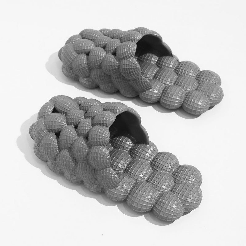 Men's Massage Bubble Slides, Cushioned Funny Non-slip Spa Slippers, Golf Ball Slides, Cloud Slippers, Reflexology Clogs House Shoes For Shower Bedroom, Casual Sandals