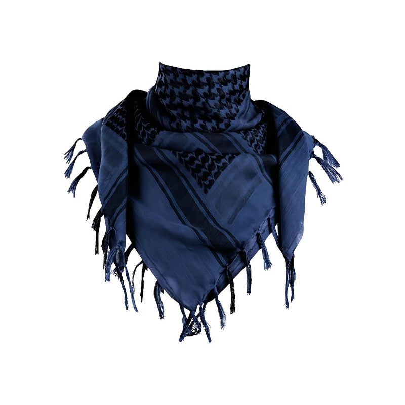 1pc 43"*43" Men's Tactical Desert Cotton Thermal Scarf,For Men's  Young Men's Gifts