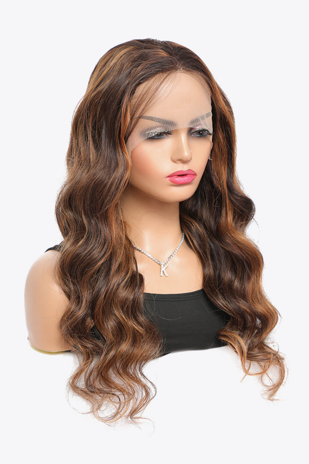 18" #p4/27 13*4" Lace Front Wave Wigs Human Virgin Hair 150% Density