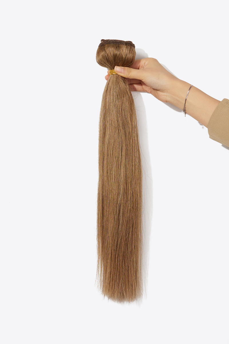 18''200g #1 Keep Me Elegant Straight Clip-in Hair Extensions Human Hair