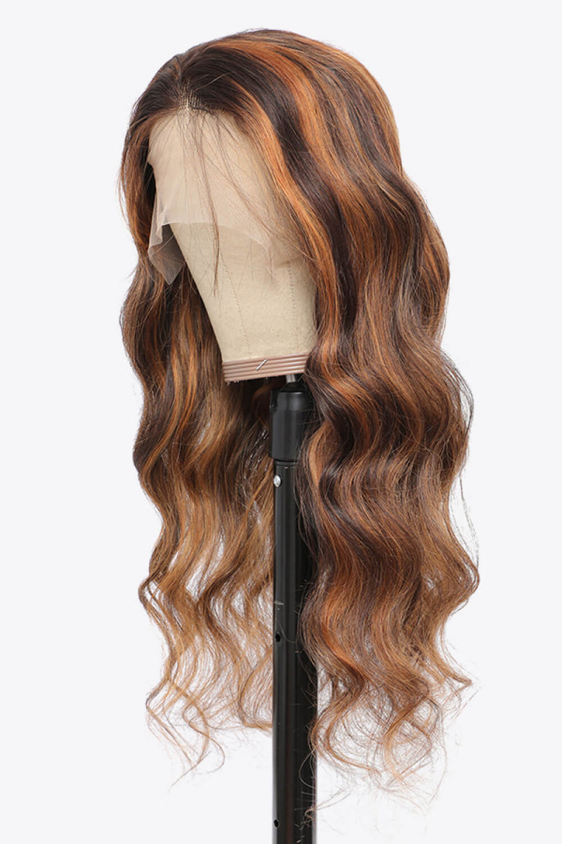 18" #p4/27 13*4" Lace Front Wave Wigs Human Virgin Hair 150% Density