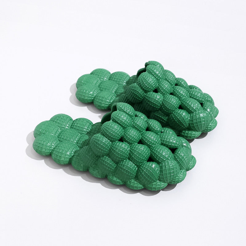 Men's Massage Bubble Slides, Cushioned Funny Non-slip Spa Slippers, Golf Ball Slides, Cloud Slippers, Reflexology Clogs House Shoes For Shower Bedroom, Casual Sandals