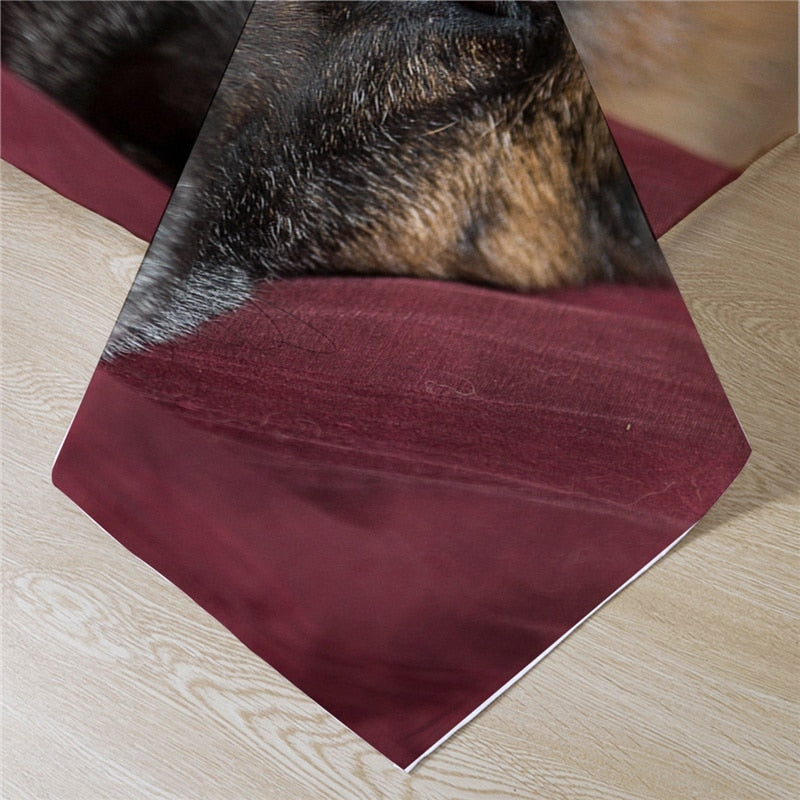 3D Printed Dog Duvet Cover Set
