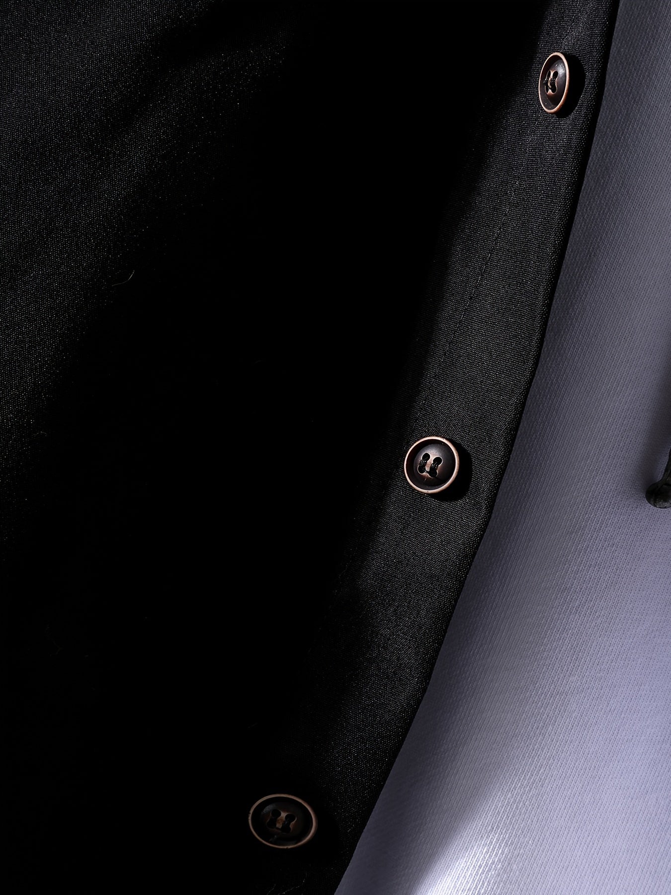 Men's Stylish Contrast Color Plaid Panel Long Sleeve Shirt