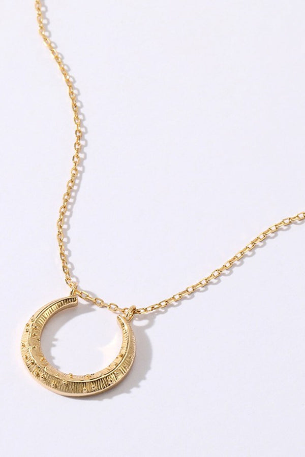 Geometric Pendant Gold-Plated Necklace