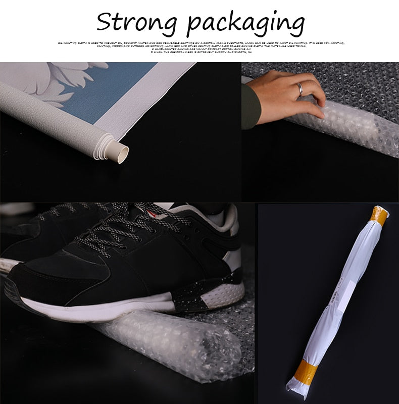 Abstract Golden Pigment Canvas