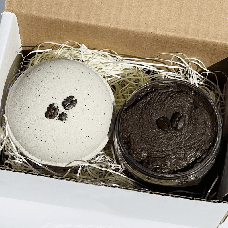 Handmade Pure Drop Awaken Coffee Spa Set - Annizon Home Essentials