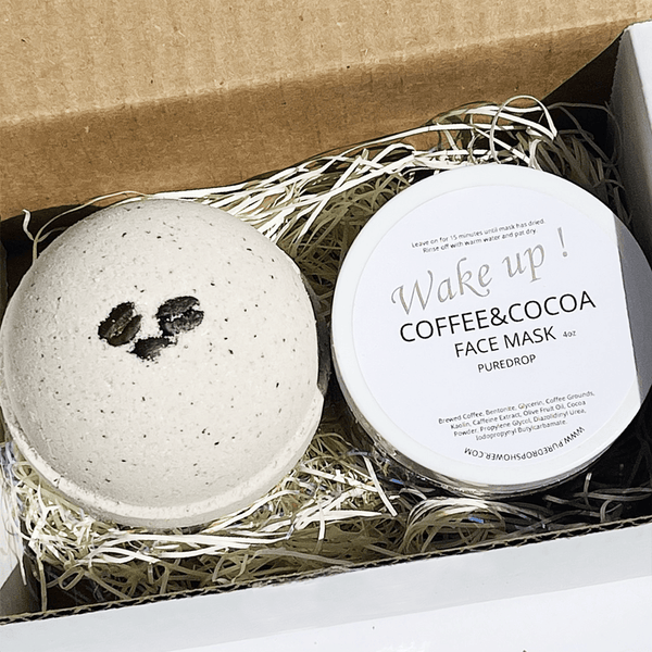 Handmade Pure Drop Awaken Coffee Spa Set - Annizon Home Essentials