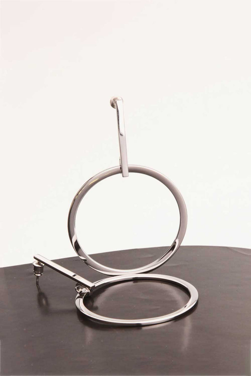 Stainless Steel Hoop Drop Earrings