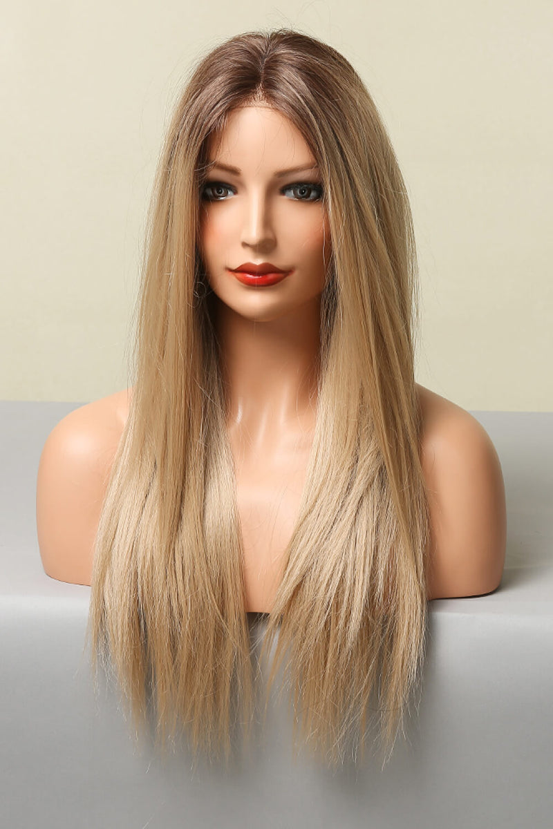 13*2" Lace Front Wigs Synthetic Long Straight 26'' 150% Density