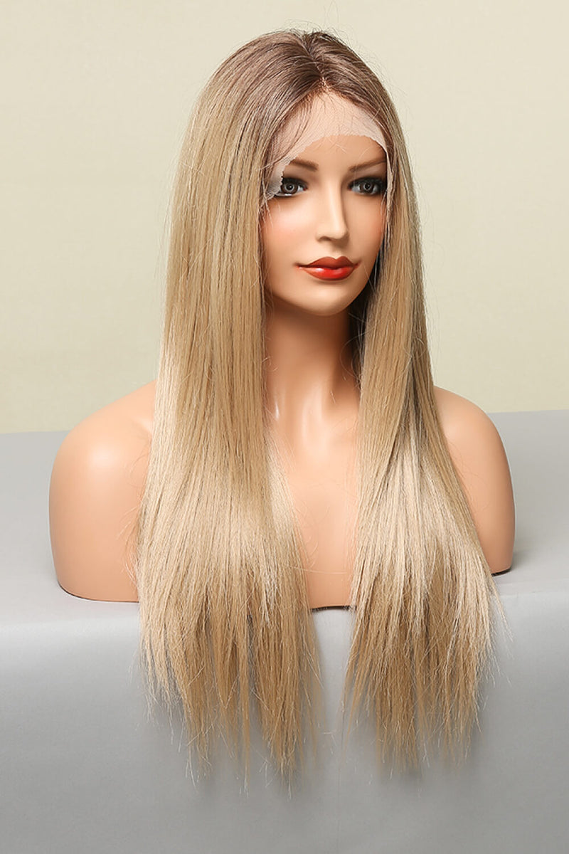 13*2" Lace Front Wigs Synthetic Long Straight 26'' 150% Density