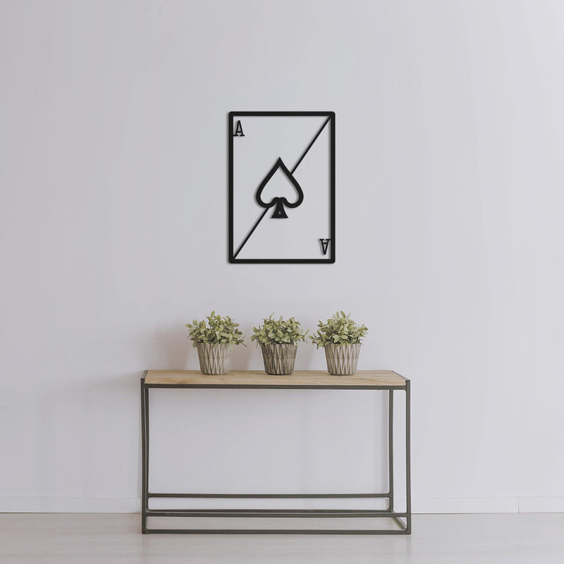 Ace of Spades - Metal Wall Art - Annizon Home Essentials