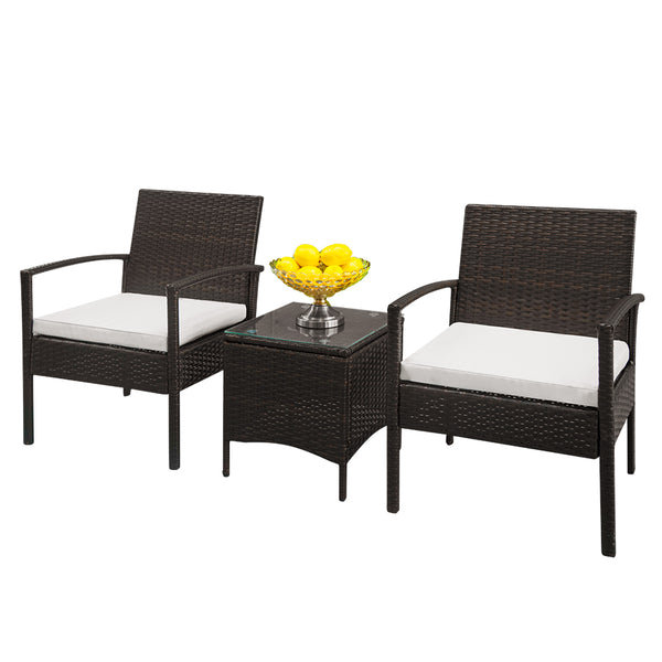 Home Garden Furniture Coffee Table Rattan Sofa Set - Annizon Home Essentials
