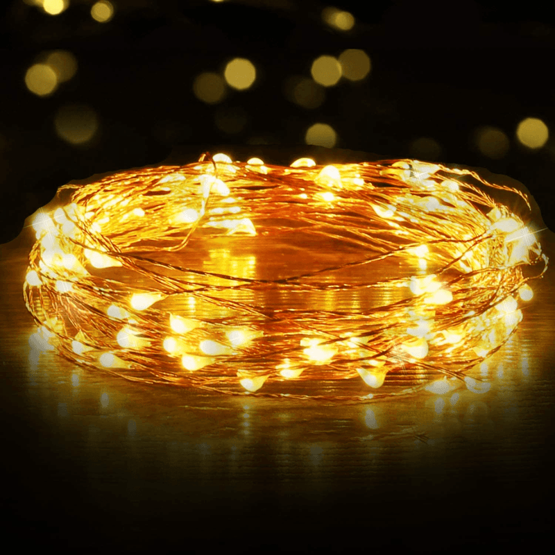 10M 100 LEDs USB Copper Wire Christmas Decoration String Light - Annizon Home Essentials